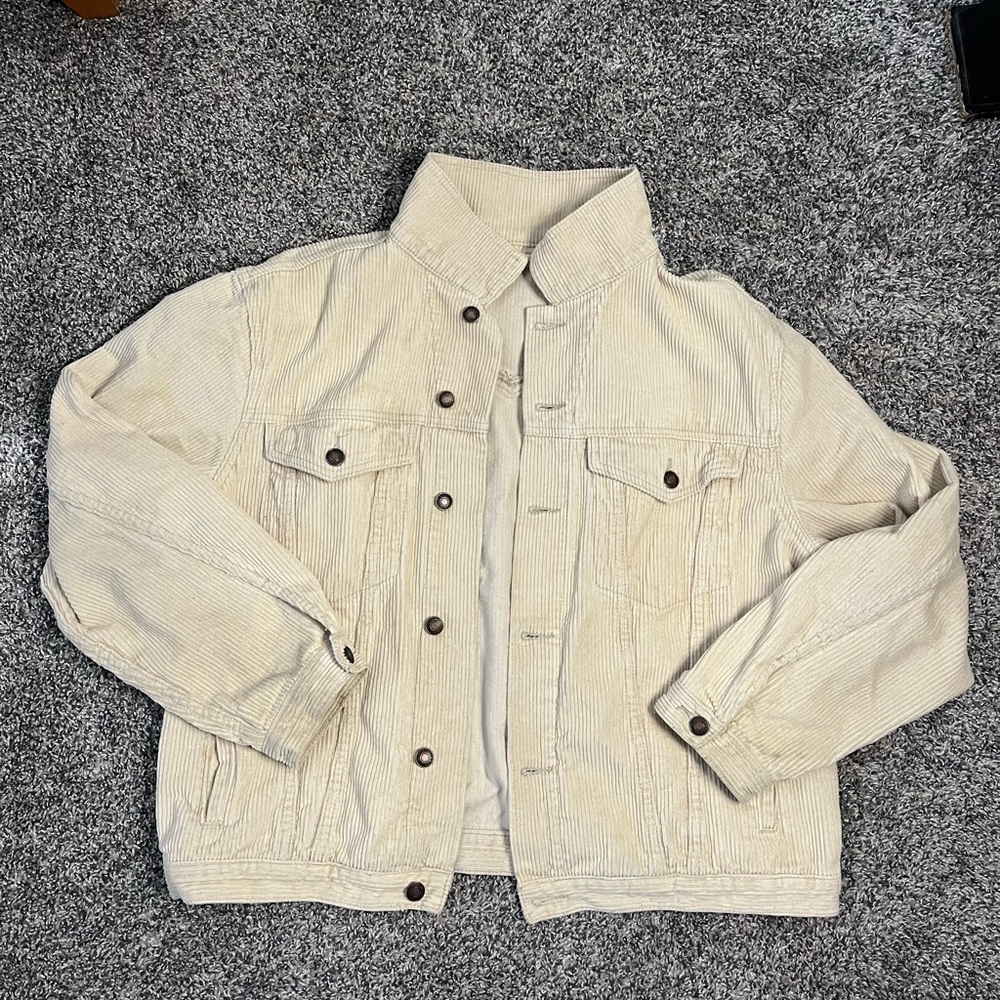 Princess Polly Tan/Cream Shacket Size M/L